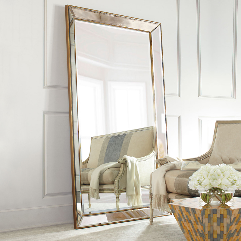 Full Length French Style Mirro - Home Decor Minimalist Style 评论和价格
