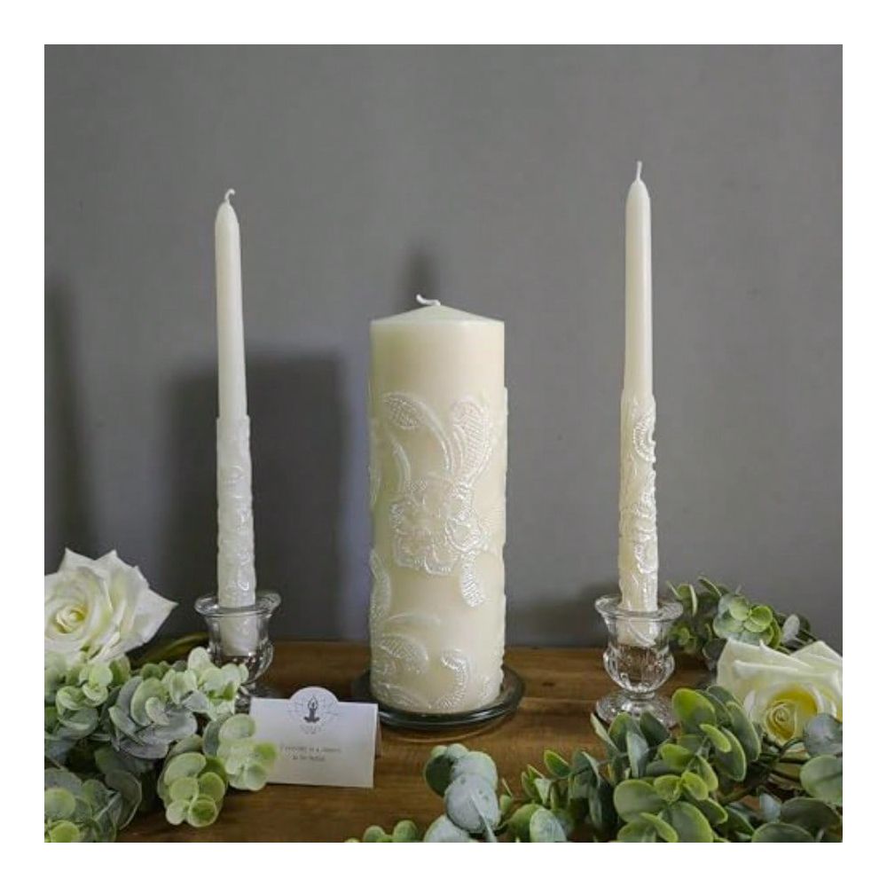 Inch High Cream Wedding Unity  - Home Decor Event 评论和价格