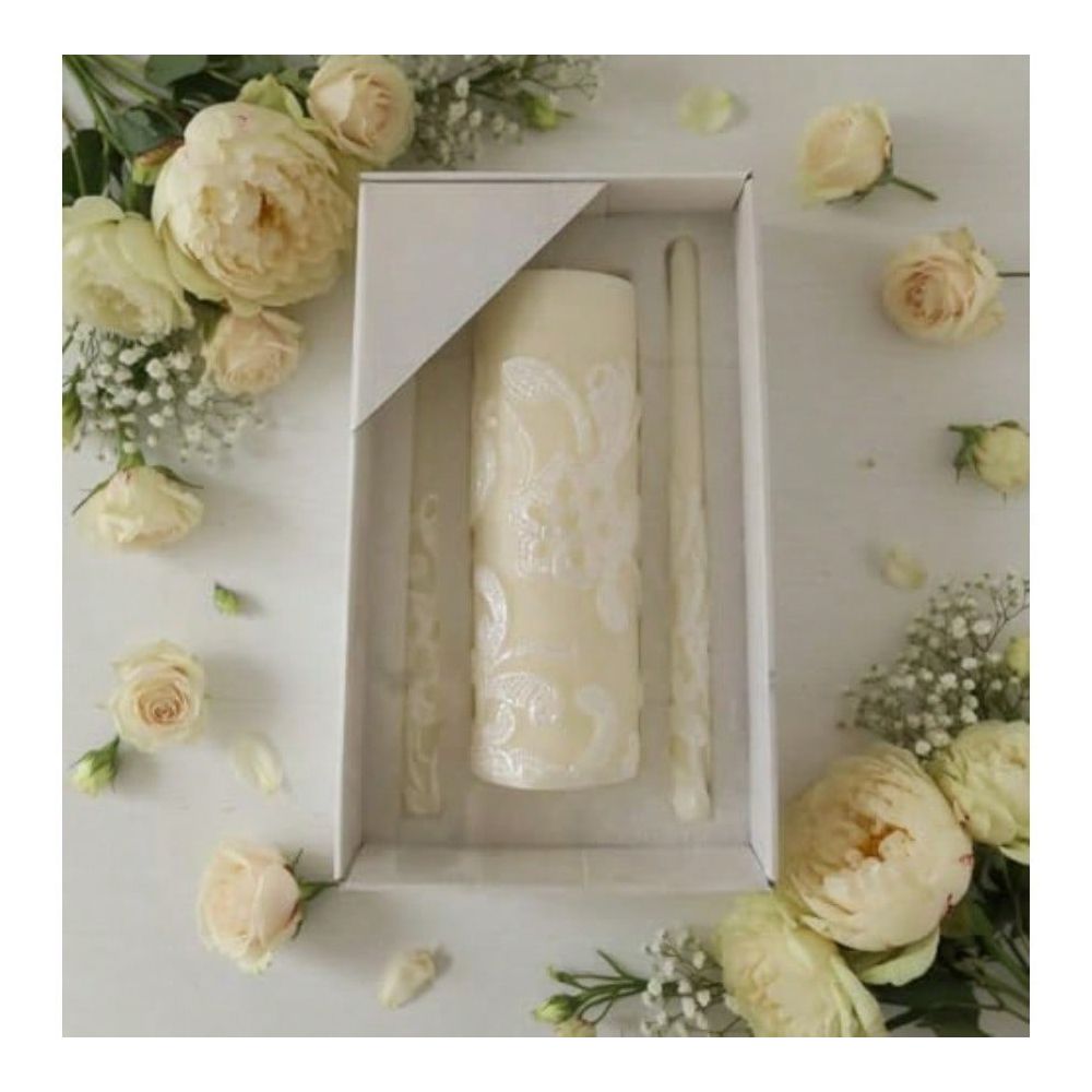 Inch High Cream Wedding Unity  - Home Decor Event 评论和价格