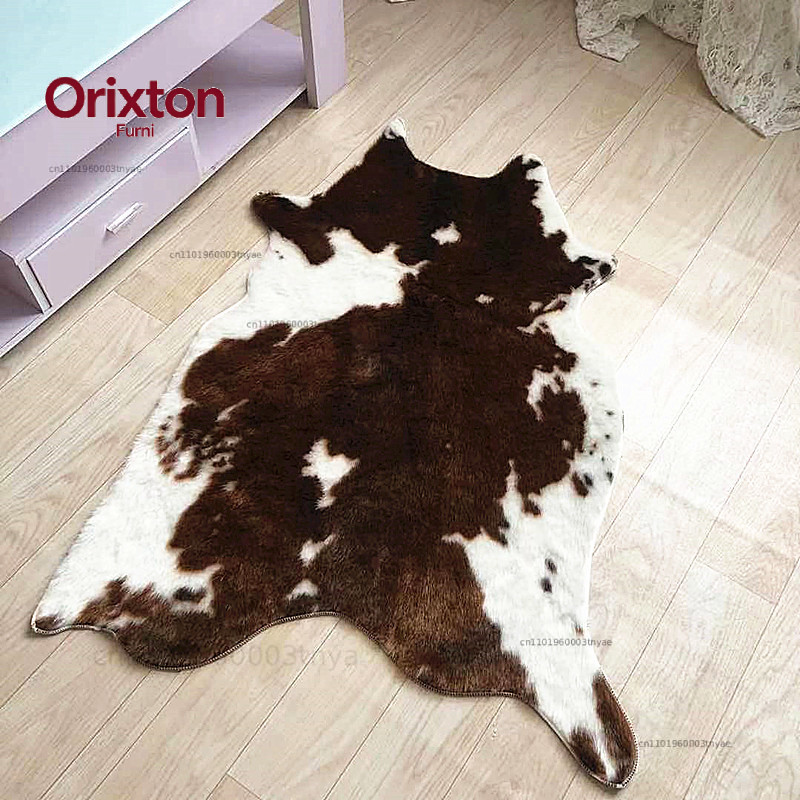 Tiger Printed Rug Cow Leopard  - Cowhide Rug Faux 评论和价格