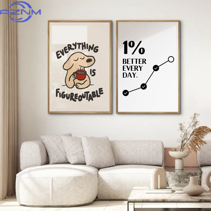 AZNM 1pc Inspirational Quote P - Home Decor Quotes Ideas 评论和价格