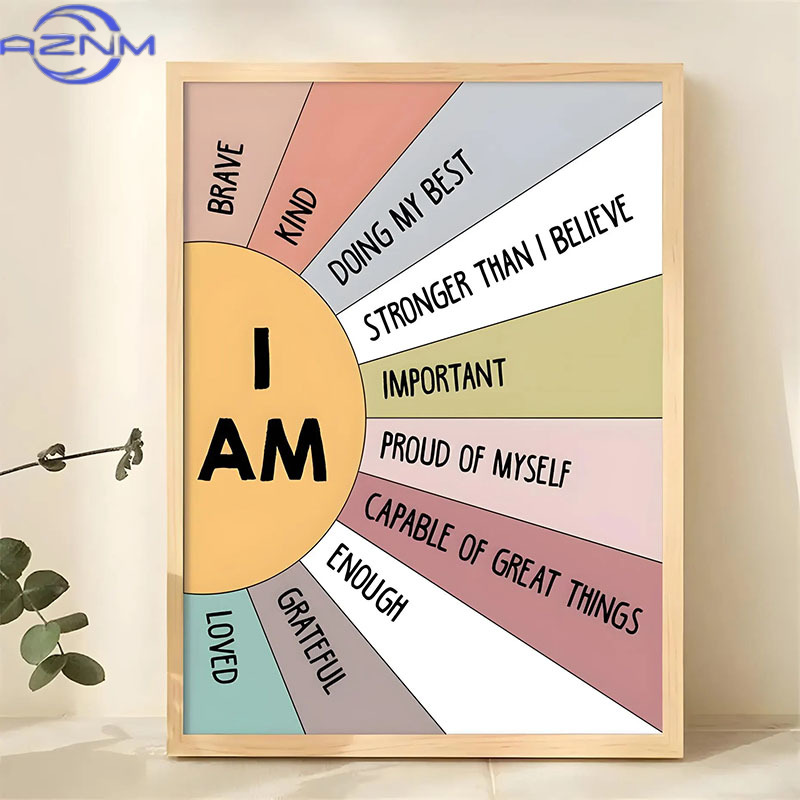 AZNM 1pc Inspirational Quote P - Home Decor Quotes Ideas 评论和价格