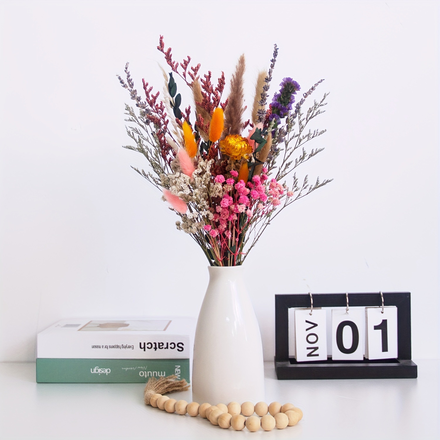 INS Style Dried Baby's Breath  - Home Decor Minimalist Style 评论和价格