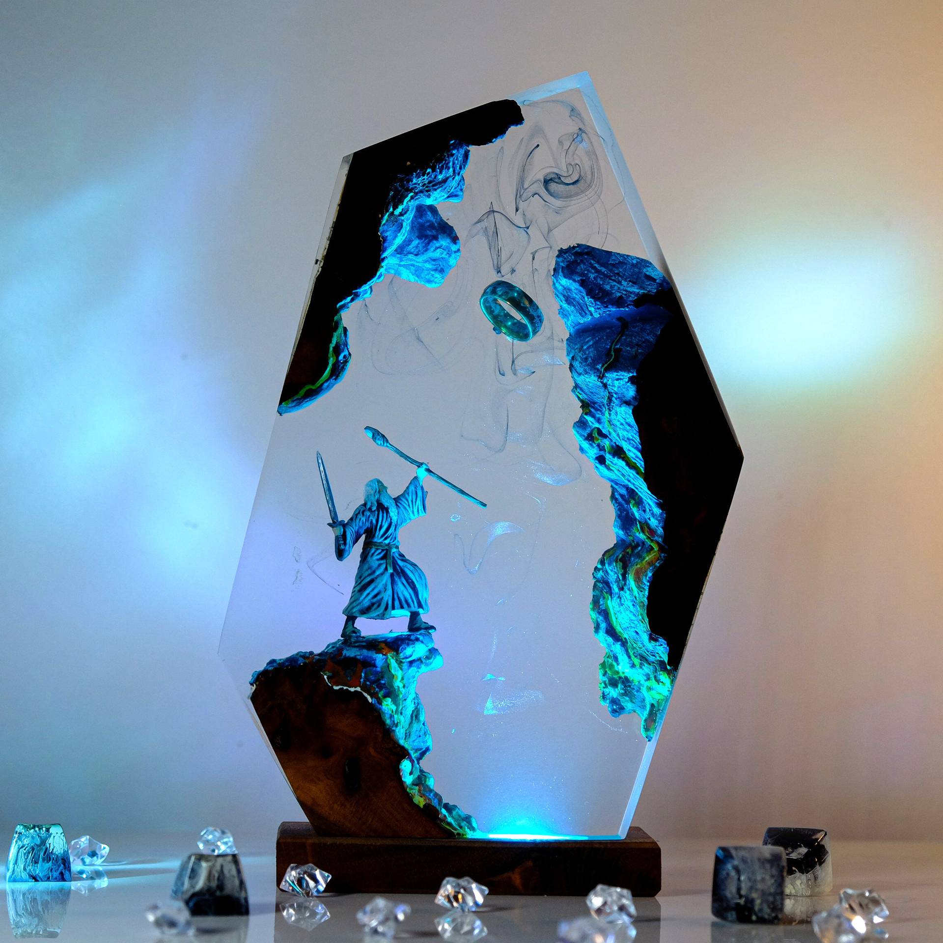 Movie Scence Figure Table Resi - Home Decor Resin 评论和价格