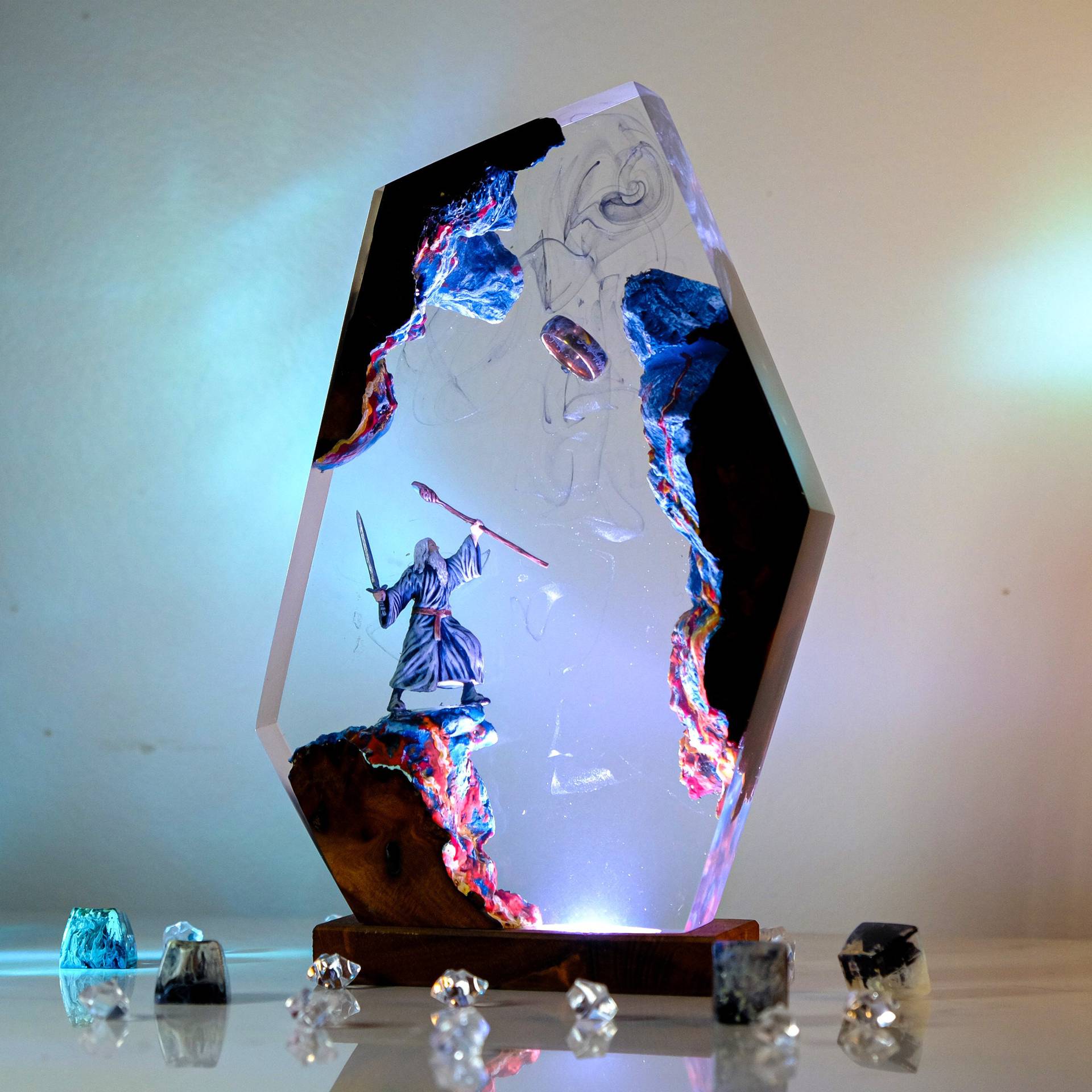 Movie Scence Figure Table Resi - Home Decor Resin 评论和价格