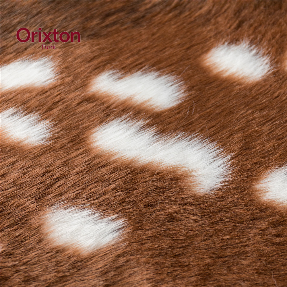 Fashion Hot Faux Deer Printed  - Cowhide Rug Faux 评论和价格