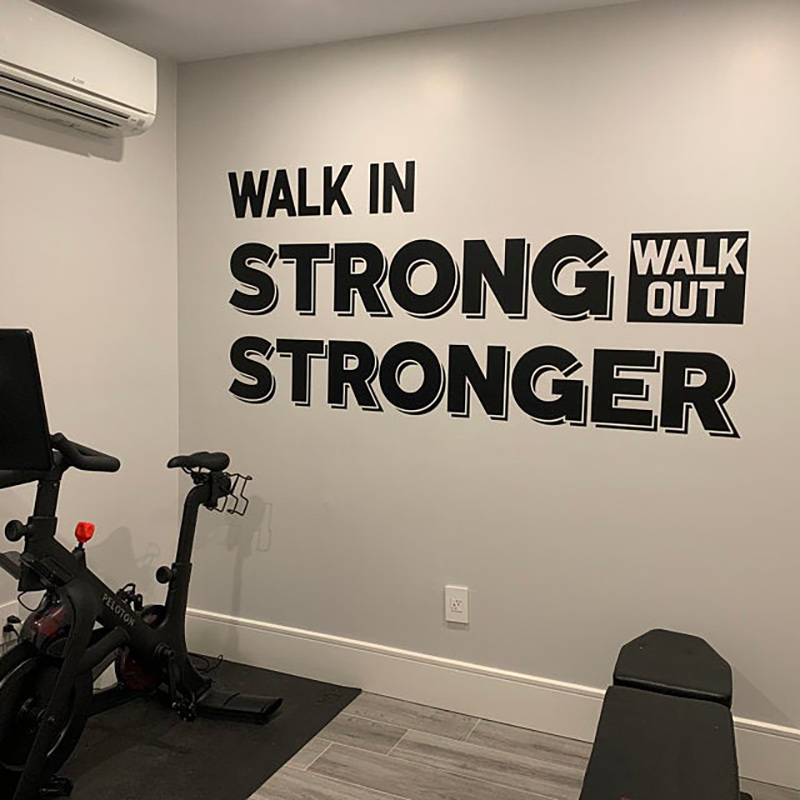 Gym Decor Ideas Home Gym, Be S - Home Decor Quotes Ideas 评论和价格
