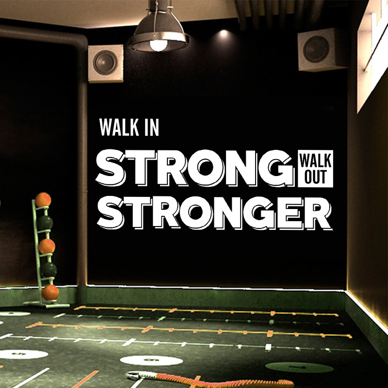 Gym Decor Ideas Home Gym, Be S - Home Decor Quotes Ideas 评论和价格