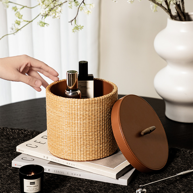 Retro rattan storage box Home  - Home Decor Rattan 评论和价格