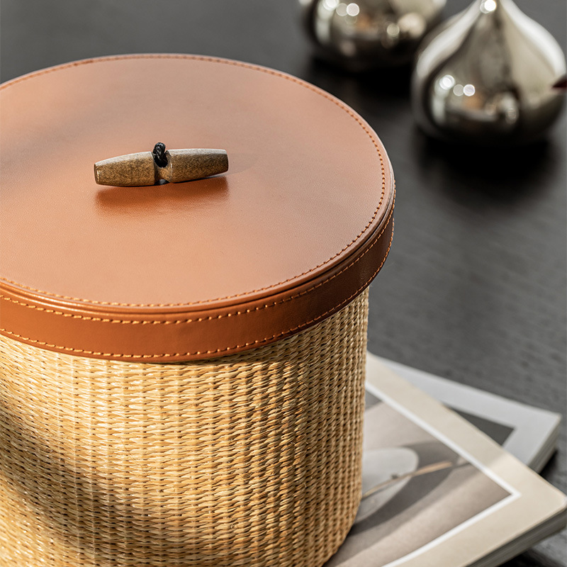Retro rattan storage box Home  - Home Decor Rattan 评论和价格
