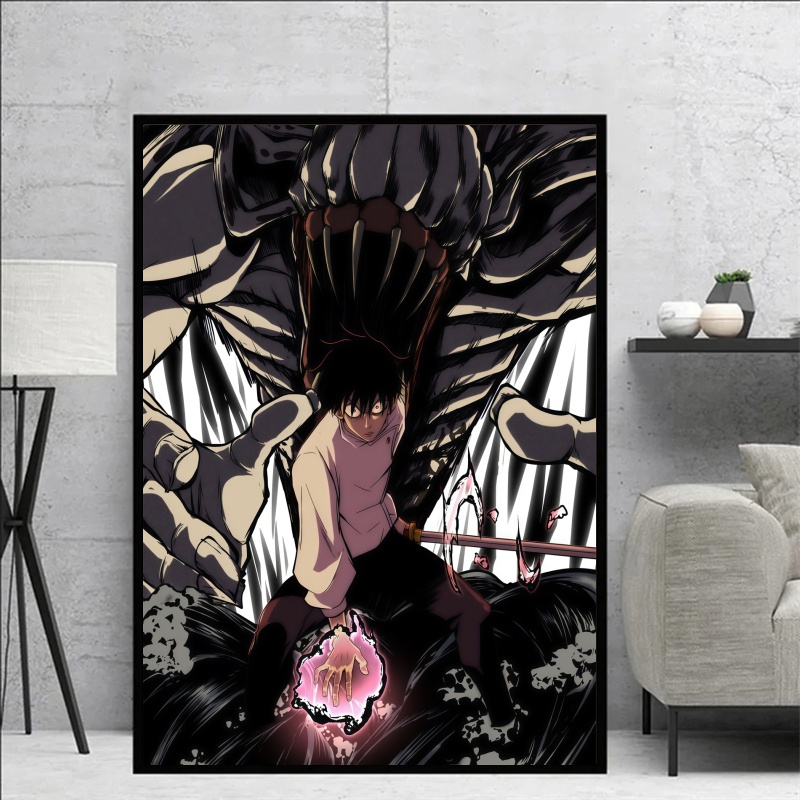Jujutsu Kaisen Yuta Okkotsu &  - Home Decor Painting 评论和价格