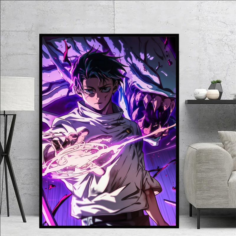 Jujutsu Kaisen Yuta Okkotsu &  - Home Decor Painting 评论和价格