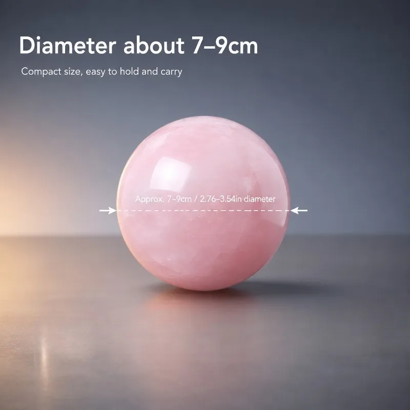 A pink rose quartz ball with a - Home Decor Enthusiast 评论和价格