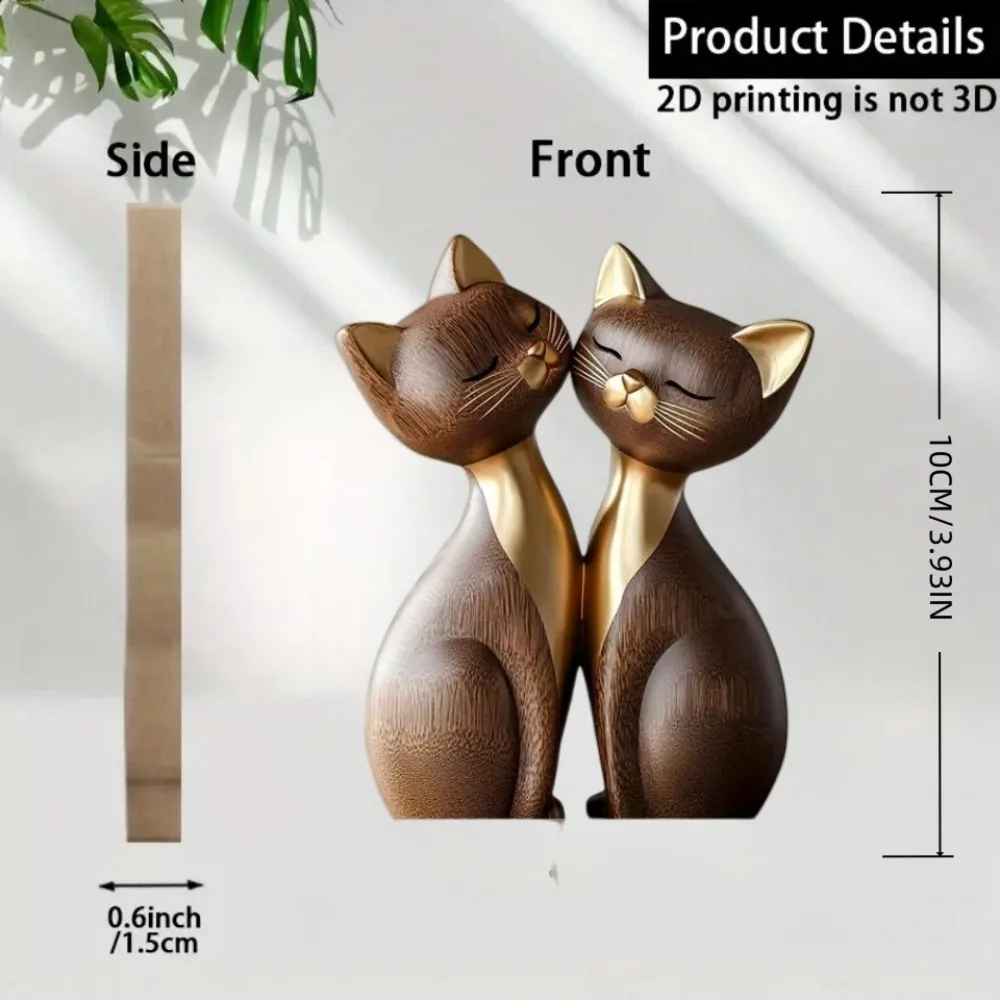 2D Flat Cat Wooden Kitten Dog  - Home Decor Enthusiast 评论和价格