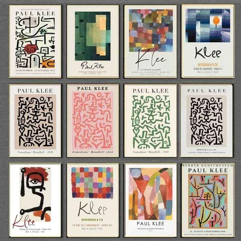 Paul Klee Exhibition Styles Wa - Home Decor Minimalist Style 评论和价格