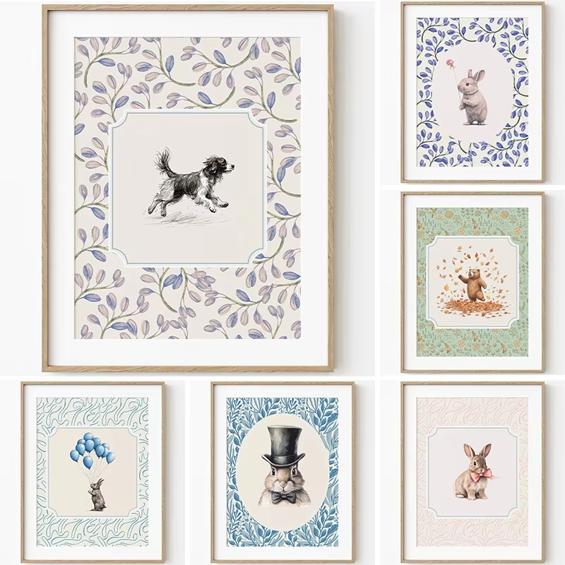 Nordic Vintage Animal Posters: - Home Decor Japandi 评论和价格