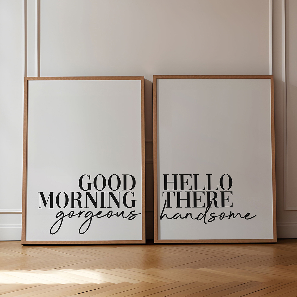 Good Morning Quotes Posters an - Home Decor Quotes Ideas 评论和价格