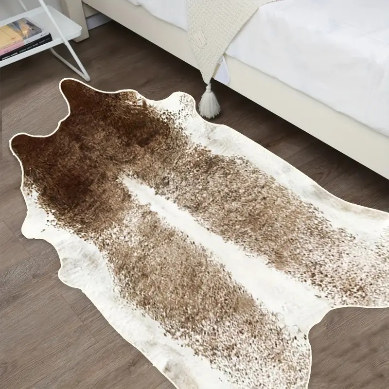 American Style Faux Fur Cowhid - Cowhide Rug Faux 评论和价格