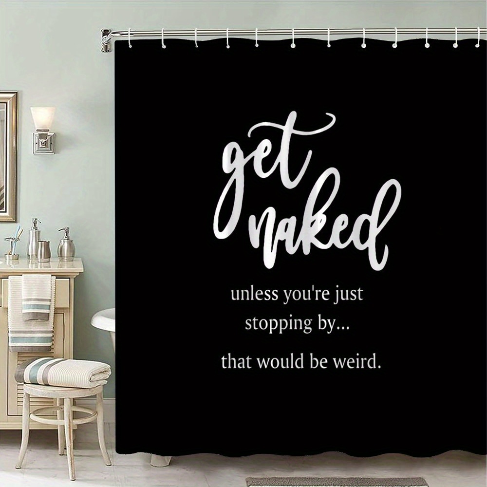 Funny Quote Shower Curtain Nov - Home Decor Quotes Ideas 评论和价格