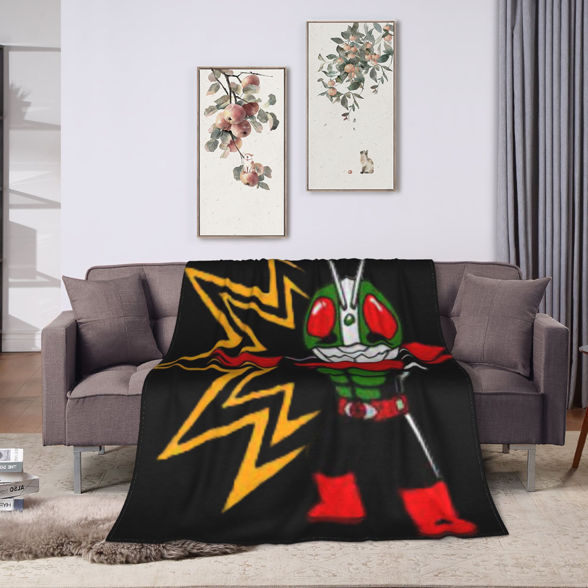 Kamen Rider Cartoon Blankets   - Home Decor Design Ideas 评论和价格
