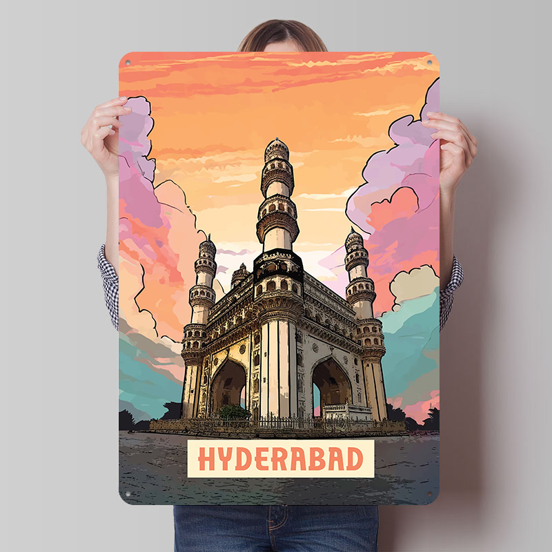 Hyderabad Poster Customized Vi - Home Decor Hyderabad 评论和价格