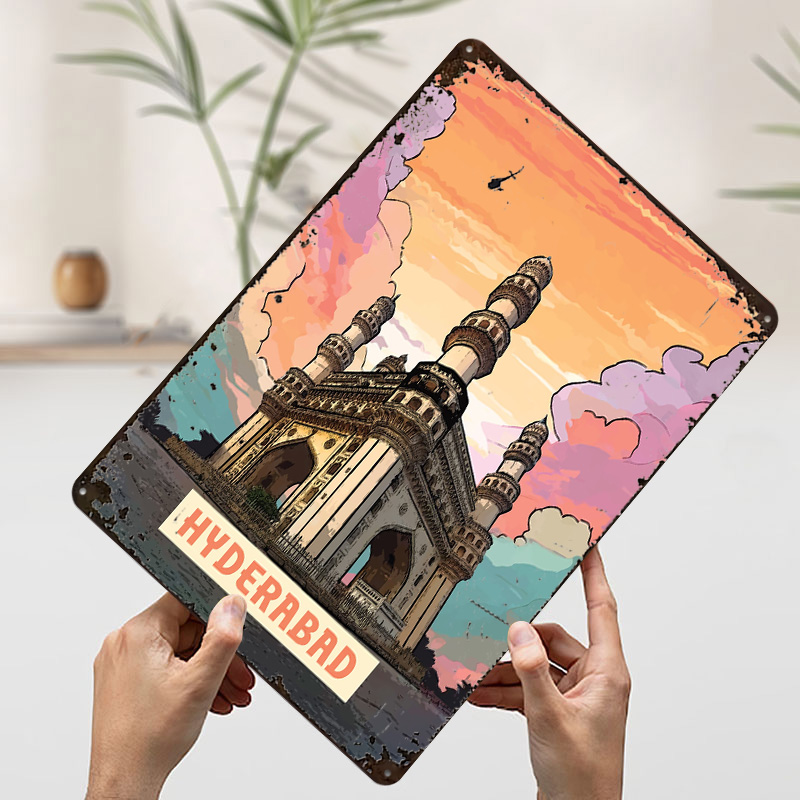 Hyderabad Poster Customized Vi - Home Decor Hyderabad 评论和价格