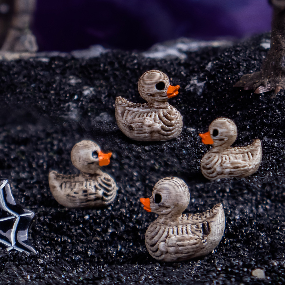 Gothic Skull Ducks Resin Ornam - Home Decor Resin 评论和价格