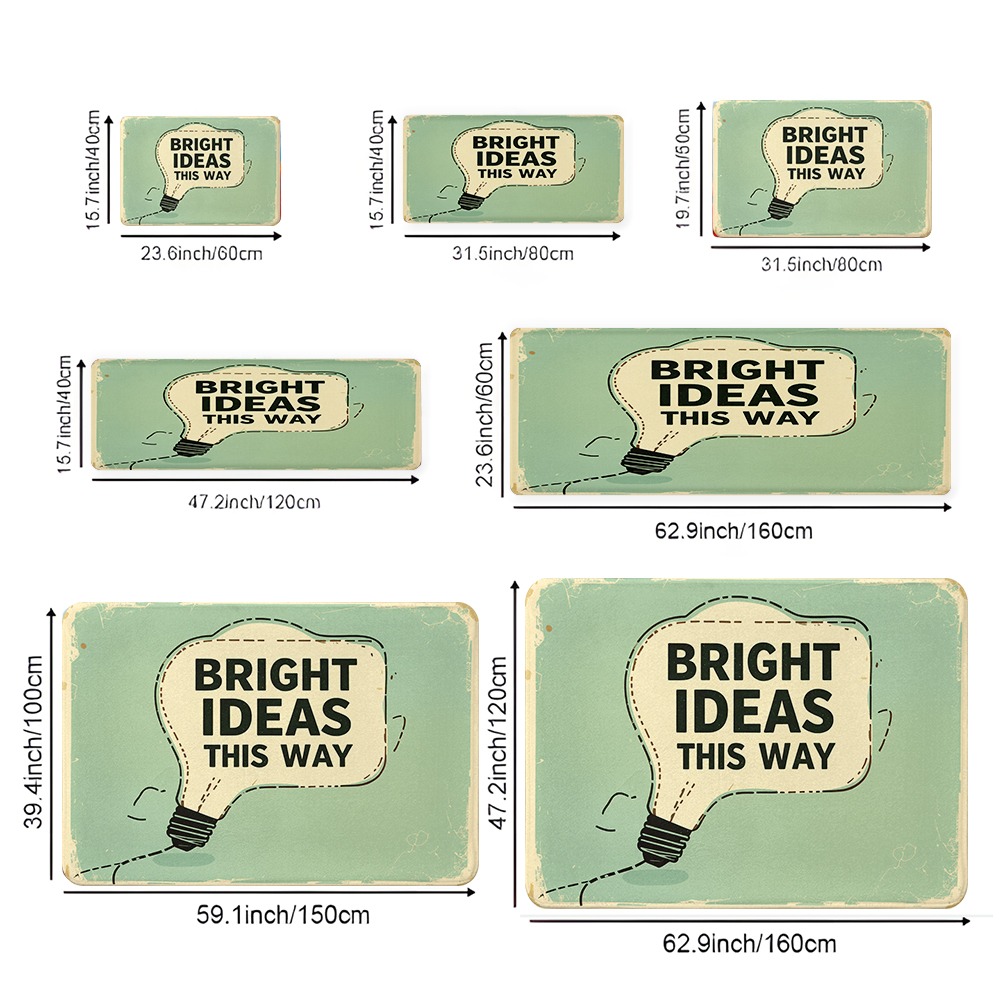 Bright Ideas Light Bulb Door M - Home Decor Quotes Ideas 评论和价格
