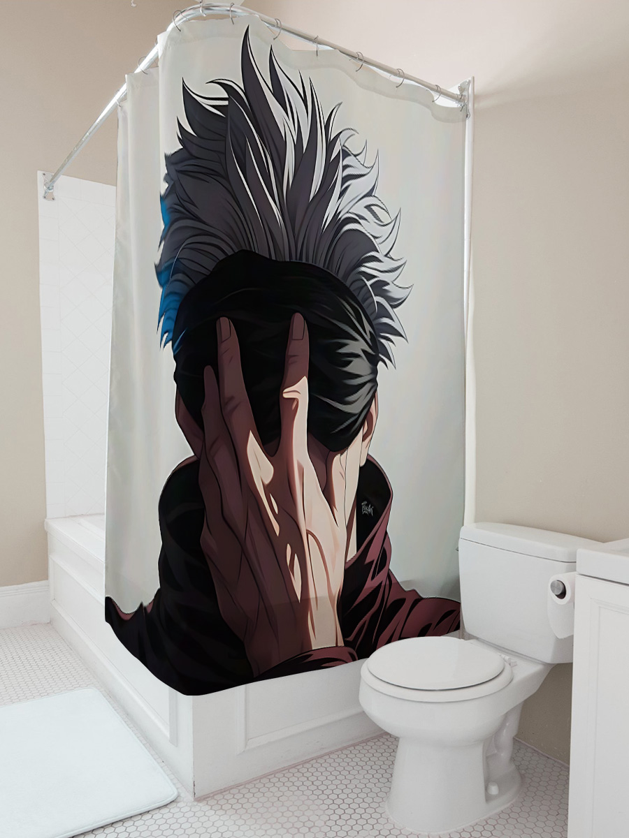 Anime Style Shower Curtain Uni - Home Decor Design Ideas 评论和价格