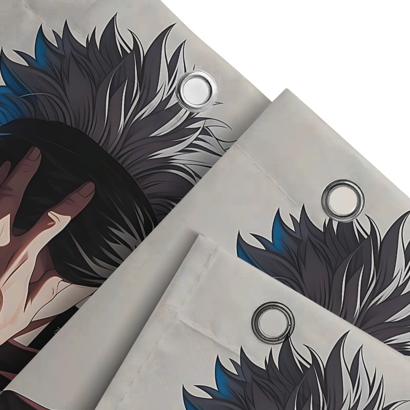 Anime Style Shower Curtain Uni - Home Decor Design Ideas 评论和价格