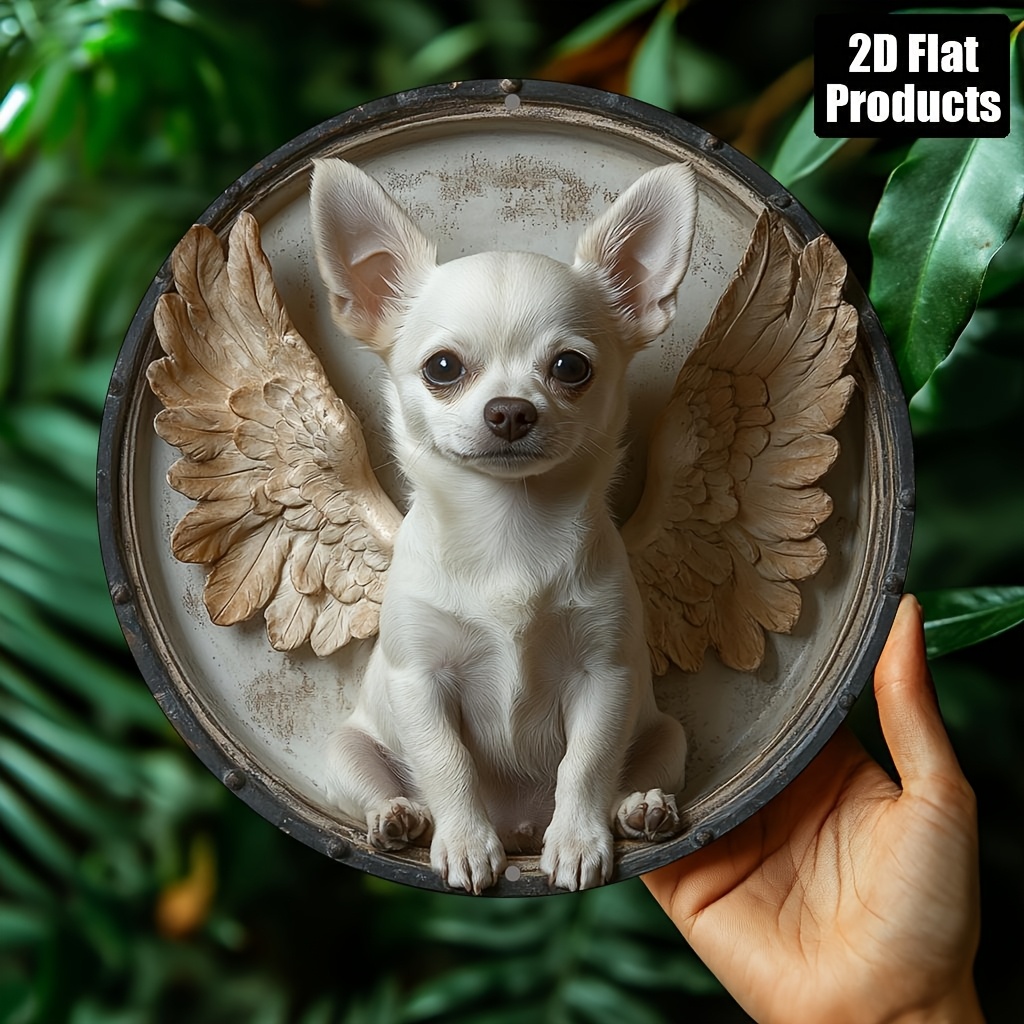 2D Flat, 1pc, Chihuahua Theme, - Home Decor Theme 评论和价格
