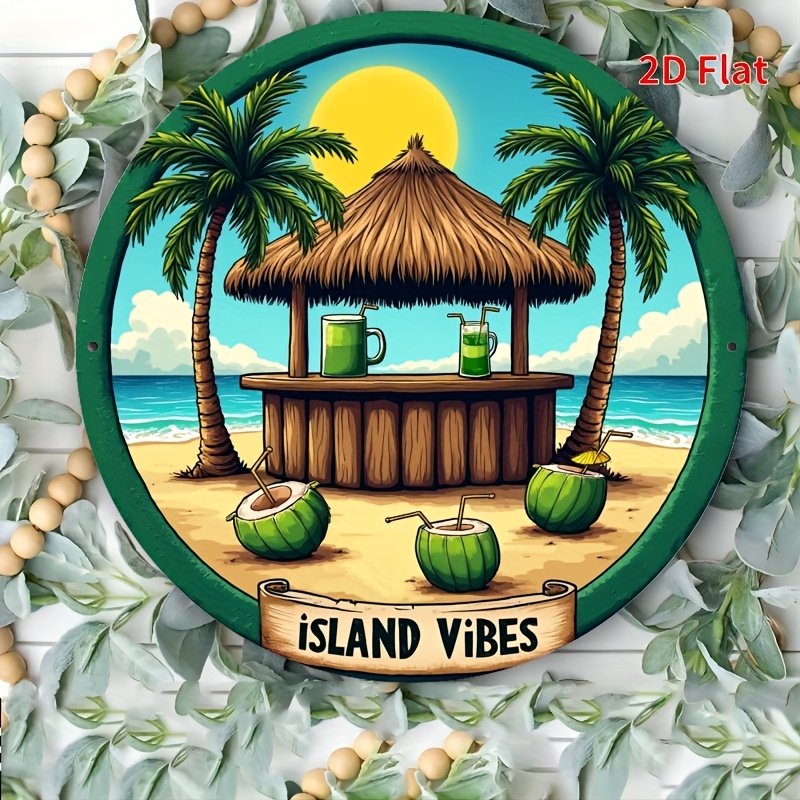 1pc Tropical Beach Bar Aluminu - Home Decor Theme 评论和价格