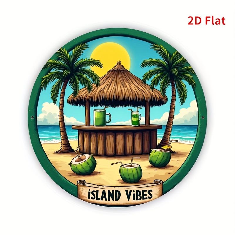 1pc Tropical Beach Bar Aluminu - Home Decor Theme 评论和价格