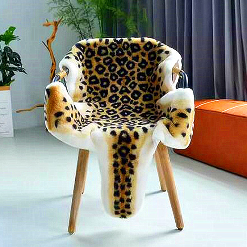 150x100cm Leopard Print Large  - Cowhide Rug Faux 评论和价格