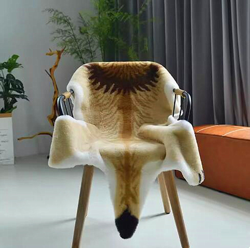 150x100cm Leopard Print Large  - Cowhide Rug Faux 评论和价格