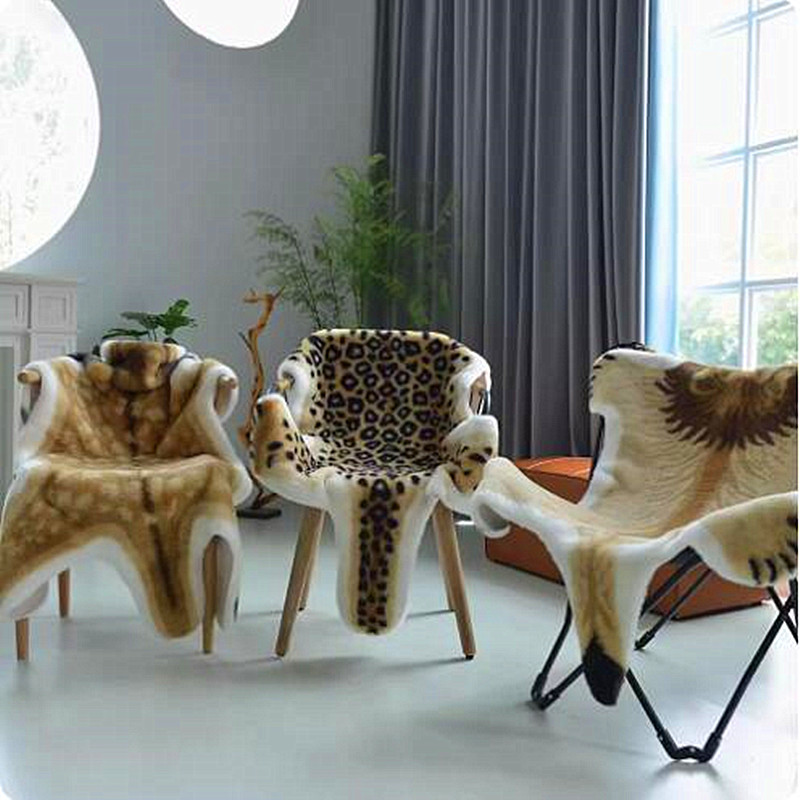 150x100cm Leopard Print Large  - Cowhide Rug Faux 评论和价格