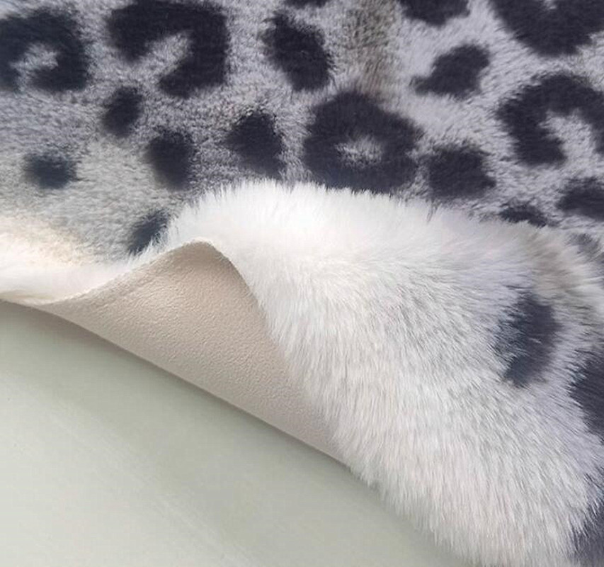 150x100cm Leopard Print Large  - Cowhide Rug Faux 评论和价格