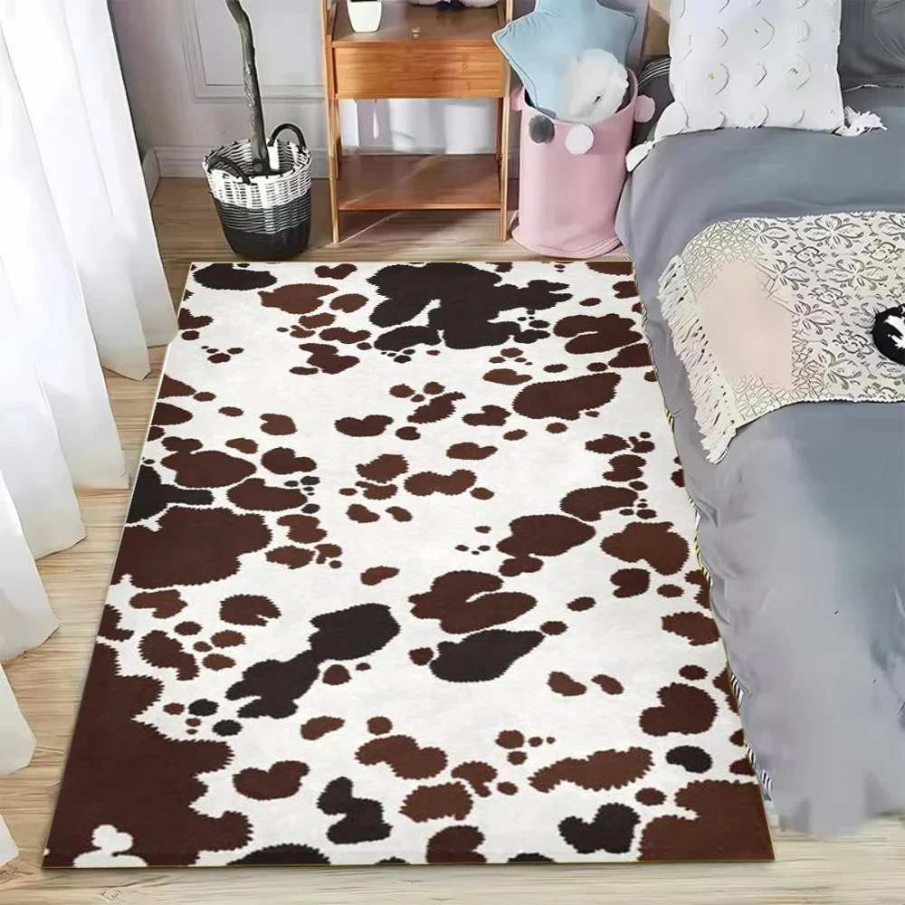 Faux Cowhide Pattern Area Rug  - Cowhide Rug Faux 评论和价格