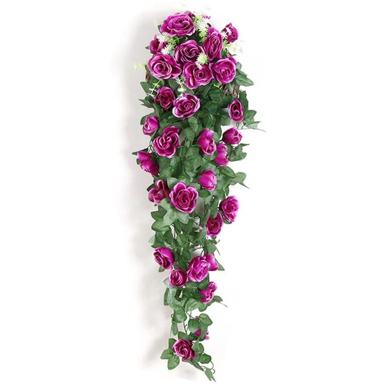 Artificial Rose Flower Rattan  - Home Decor Rattan 评论和价格