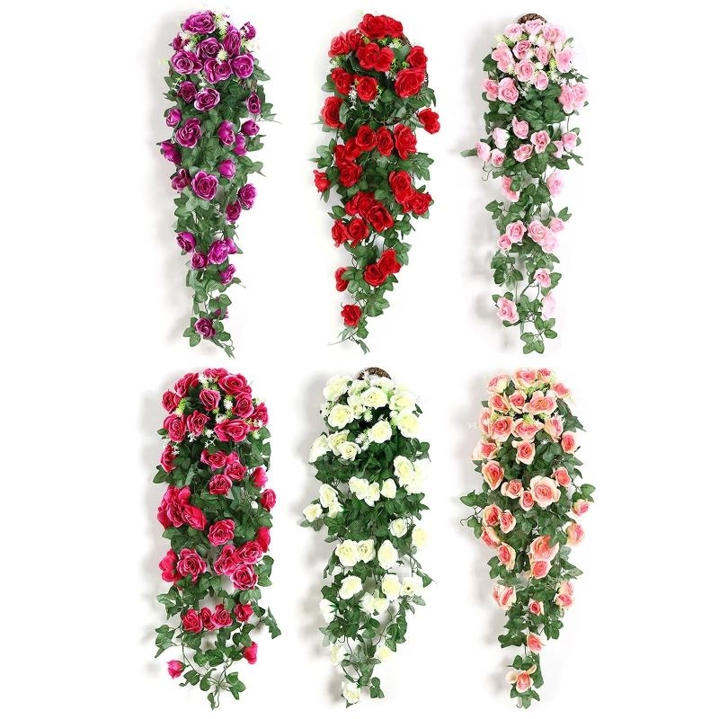 Artificial Rose Flower Rattan  - Home Decor Rattan 评论和价格