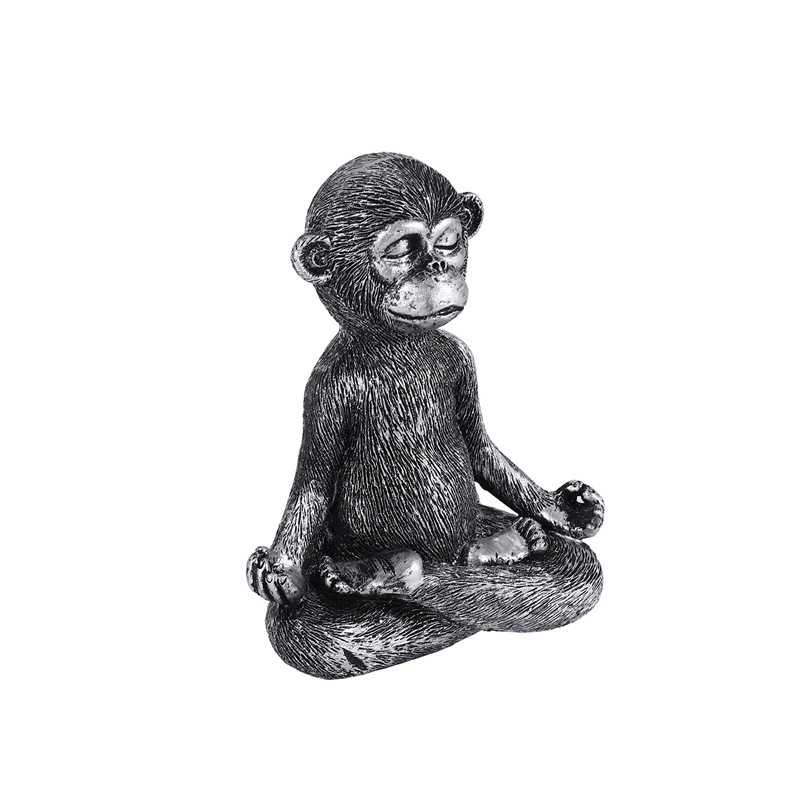 Meditating Monkey Statue Resin - Home Decor Resin 评论和价格