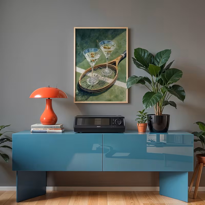 Vintage Poster Featuring Tenni - Home Decor Theme 评论和价格