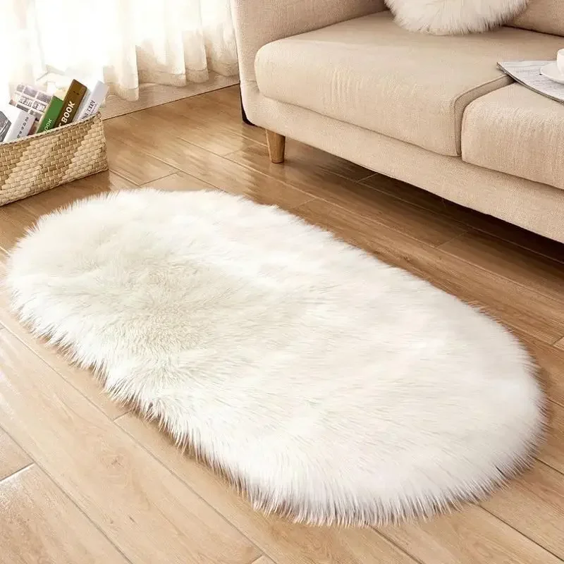 Luxury Faux Fur Rug Large Soft - Cowhide Rug Faux 评论和价格