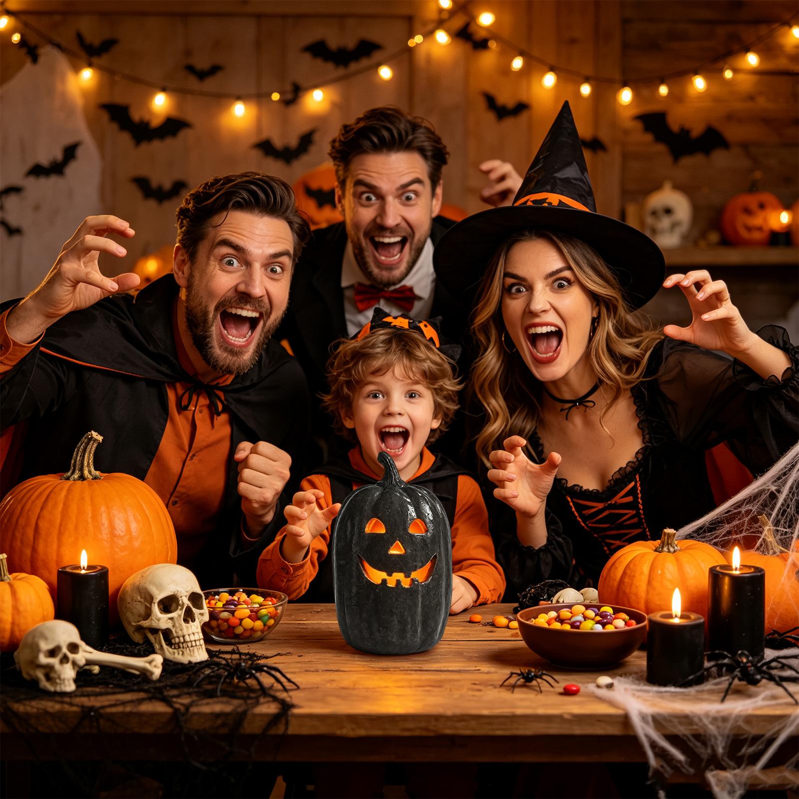 Halloween Pumpkin Decor Resin  - Home Decor Resin 评论和价格