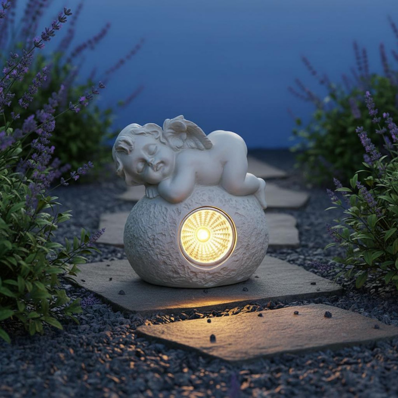 Lying Angel Light Resin Made H - Home Decor Resin 评论和价格
